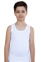 Erkek Çocuk Atlet 1501 Berrak Beyaz
