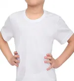 Erkek Çocuk Kısa Kollu Atlet Dono 3240 Beyaz detay görünüm