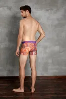 Erkek Modal Çok Renkli Baskılı Boxer Doreanse 1824 Kilim detay görünüm