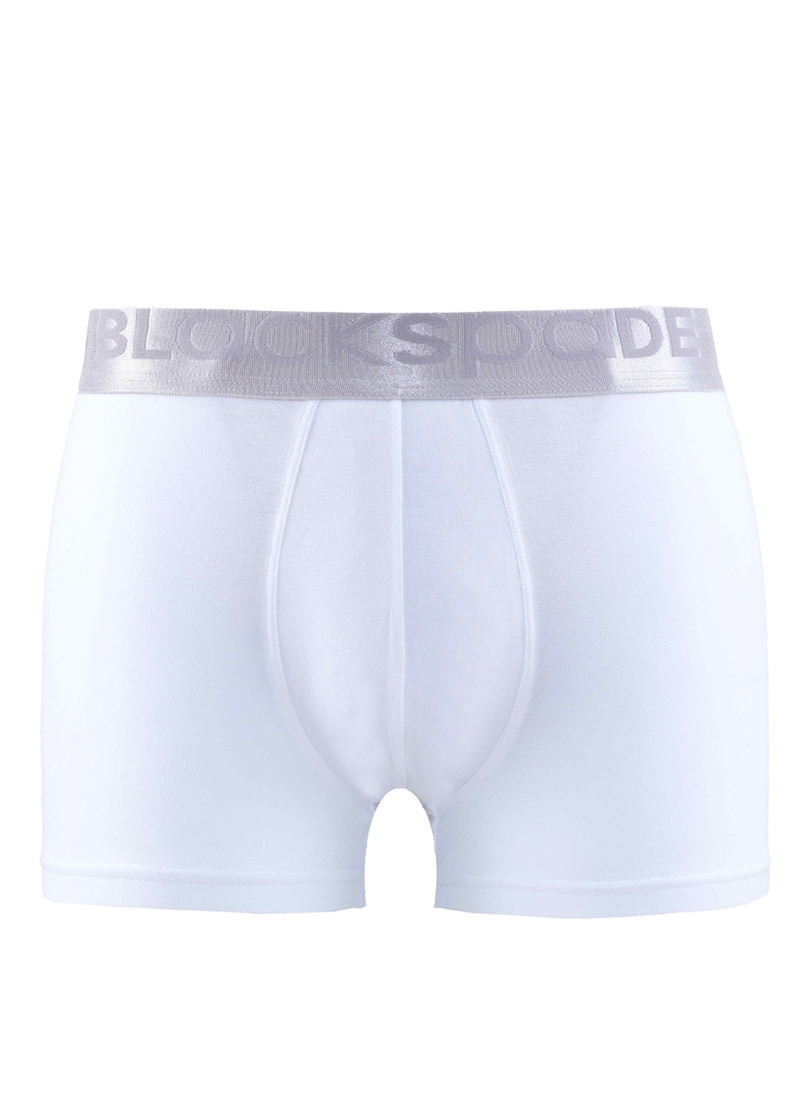 Erkek Modal Elastan Boxer Silver Beyaz BlackSpade 9302