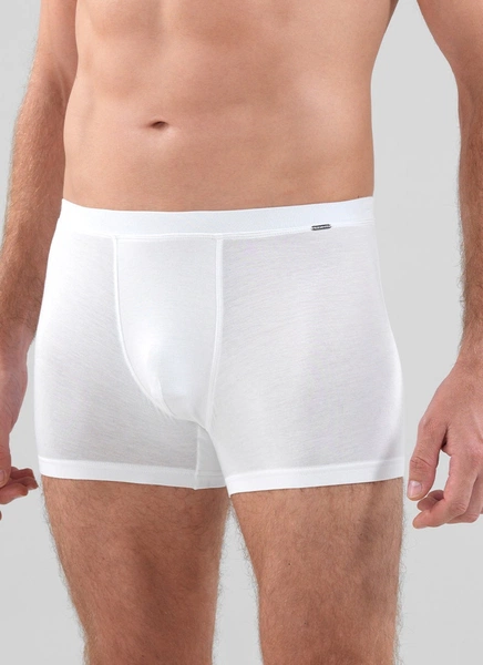 Erkek Modal Elastan Boxer Silver Beyaz BlackSpade 9310