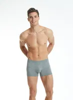 Erkek Modal Elastan Boxer Silver BlackSpade9310  Gri