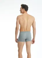 Erkek Modal Elastan Boxer Silver BlackSpade9310  Gri detay görünüm