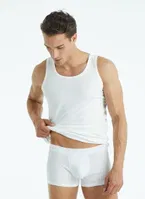 Erkek Organik Pamuk Elastan Boxer BlackSpade 9481 Beyaz görsel 4