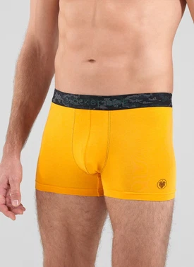 Black Spade Erkek Pamuk Elastan Boxer Sarı BlackSpade 9555