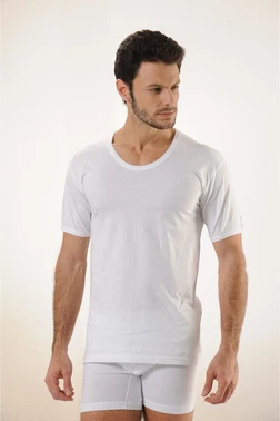 HMD Erkek Ribana Süprem Bisiklet Yaka Pamuklu Atlet Hmd 606 - Alternatif Görünüm