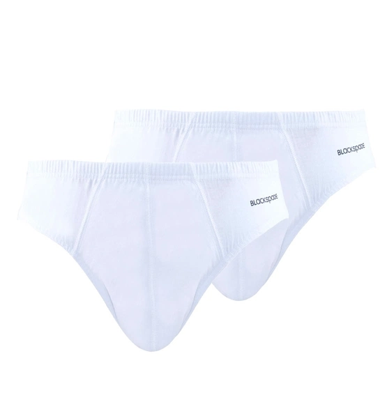 Erkek Slip Külot 2li Paket Loose Fit Beyaz BlackSpade 9627