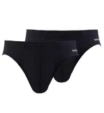 Erkek Slip Külot 2li Paket Loose Fit Siyah BlackSpade 9627 Siyah