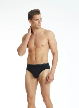 Black Spade Erkek Siyah Slip Külot Tender Cotton Black Spade 9232 - Alternatif Görünüm