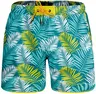 Erkek Şort Palmiye Desenli Cepli Mayo Deniz Şortu Doreanse 3820