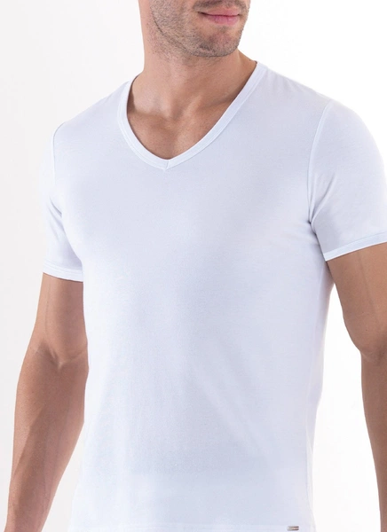 Erkek T-Shirt Silver Beyaz BlackSpade 9308