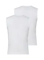 Erkek Tshirt 2li Paket Tender Cotton BlackSpade 9677 Beyaz detay görünüm