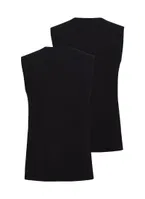 Erkek Tshirt 2li Paket Tender Cotton Siyah BlackSpade 9677  Siyah detay görünüm