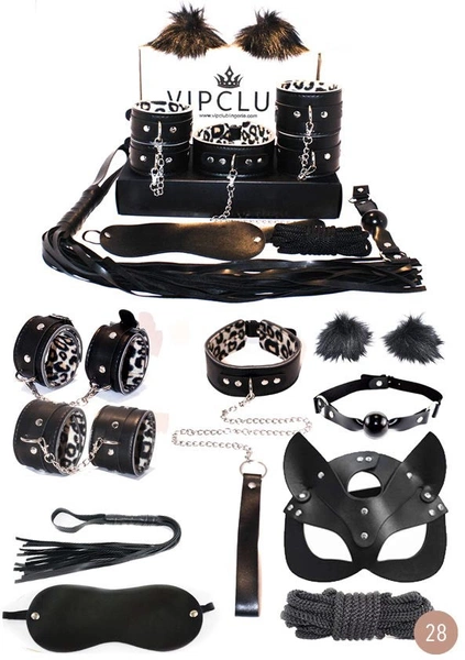 Fantazi Harness Siyah BDSM Set Vip Club 403 COM 3