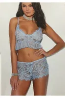 Fantezi Büstiyer Takım For Dreams 8260 Mavi görsel 4