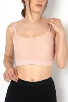 Gigotto Seamless Desenli Soft Büstiyer Doremi 001-001208 Pudra görsel 11