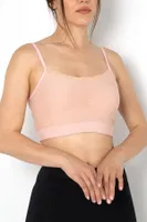 Gigotto Seamless Desenli Soft Büstiyer Doremi 001-001208 Pudra görsel 13