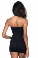 Göbek Sıkılaştırıcı Dikişsiz Straplez Atlet Seamless Emay 5003 Siyah görsel 11