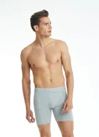 Gri Melanj Pamuk Elastan Retro Boxer Tender Cotton BlackSpade 9216  görsel 4
