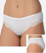 Güpür Detaylı Modal Külot İmer 4236 Beyaz