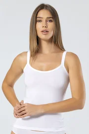 Türen Likralı Pamuklu Askılı Atlet Türen 914 Beyaz