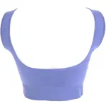 Kalın Askılı Pedli Fitilli Büstiyer Crop Fit Form Angel 5704 İndigo detay görünüm