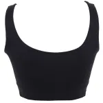 Kalın Askılı Pedsiz Fitilli Crop Fit Büstiyer Form Angel 5700 Siyah görsel 6