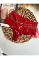 Kırmızı Kadın Puanlı Külot Margarita Sistina K1006 Kırmızı detay görünüm
