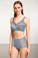 Gri Kom Bianca Yüksek Bel Kadın Külot Gri