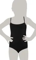 Kız Çocuk İp Askılı Çıtçıtlı Body Kota 3500 Siyah