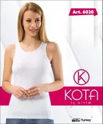 Geniş Askılı Kadın Atlet Kota 6020 Beyaz farklı açı
