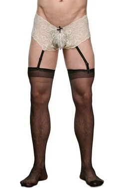 La Blinque Erkek Dantel Jartiyer Şort La Blinque 15759