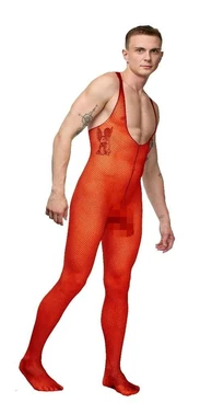 La Blinque Erkek Kırmızı File Vücut Çorap La Blinque 15723