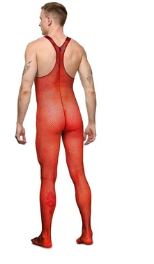 La Blinque Erkek Kırmızı File Vücut Çorap La Blinque 15723 - Alternatif Görünüm