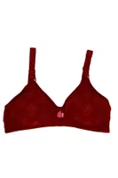Telsiz Dantelli Sütyen Liza 303 Bordo görsel 5