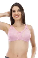 Yarı Dantelli Toparlayıcı Sütyen Liza 543 Nar Çiçeği