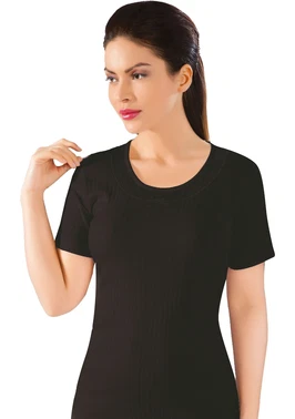 Lüx DRM Ribana Bayan Kısa Kol Fanila Lüx DRM 066 - Alternatif Görünüm