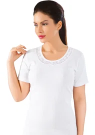 Lüx DRM Ribana Bayan Kısa Kol Fanila Lüx DRM 066