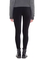 Kadın Fitilli Kadife Tayt Marylüx 618 Yeşil detay görünüm