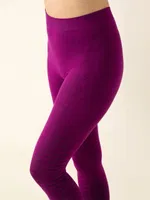 MioFit Macrophylla Yüksek Bel Toparlayıcı Seamless Spor Tayt Mor görsel 9