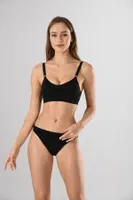 Miss Fit Minimizer Sütyen 1503 Siyah görsel 5