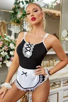 Kadın Fantezi Fransız Hizmetçi Kostümü Mite Love 3001231 Siyah görsel 4