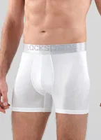 Modal Elastan Erkek Boxer Silver Beyaz BlackSpade 9303 Beyaz
