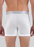 Modal Elastan Erkek Boxer Silver Beyaz BlackSpade 9303 Beyaz detay görünüm
