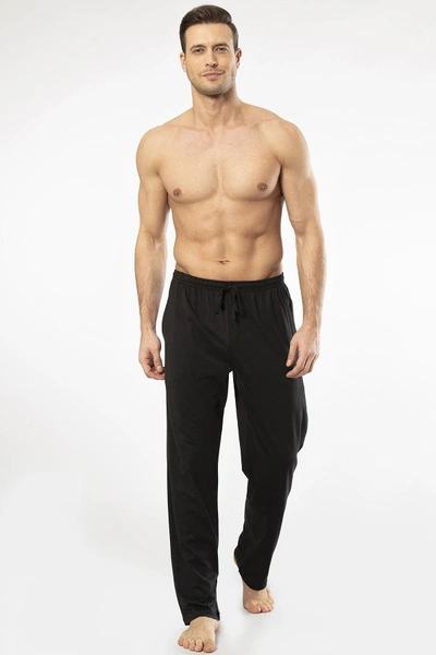 Modal Tek Alt Erkek Pijama Siyah Cacharel 2171