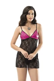 Moongirl Kadın Saten Detaylı Fantazi Gecelik Moongirl 2010