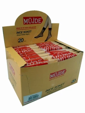 Müjde İnce Soket Çorap 20 Den 24'lü Müjde 10 - Alternatif Görünüm