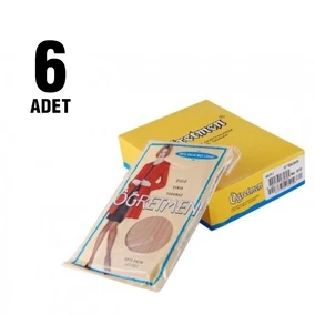 Penti Öğretmen Orta Kalın Jartiyersiz Dizüstü Çorap 6'lı PENTİ02 - Alternatif Görünüm
