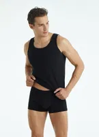 Organik Pamuk Elastan Erkek Boxer BlackSpade 9481  Siyah