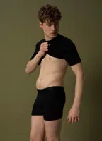 Organik Pamuk Elastan Erkek Boxer BlackSpade 9481  Siyah görsel 5